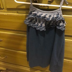 Navy blue summer dress